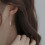 Minimalist Bar Earrings with Chain Dangle Earrings 925 Sterling Silver Stud 2