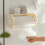 Bathroom Paper Towel Organizer Large Roll Wall Mount Holder A 4