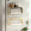 Bathroom Paper Towel Organizer Large Roll Wall Mount Holder A 5