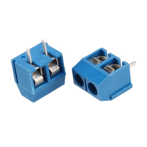 2-Pin Screw Terminal Block Connector 5.08mm Pitch Panel PCB Mount, 20Pcs 1