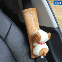 (1) Cute Animal Car Seat Belt Pads Universal Car Seat Shoulder Strap Pad Cushion Cover Car Belt Protector Safety Belt Cover