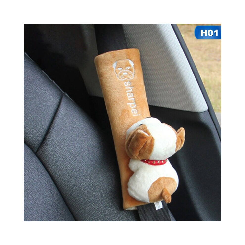 (1) Cute Animal Car Seat Belt Pads Universal Car Seat Shoulder Strap Pad Cushion Cover Car Belt Protector Safety Belt Cover 4017648542096