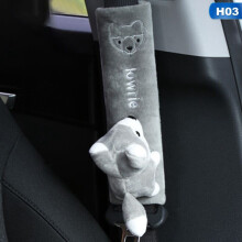 (3) Cute Animal Car Seat Belt Pads Universal Car Seat Shoulder Strap Pad Cushion Cover Car Belt Protector Safety Belt Cover