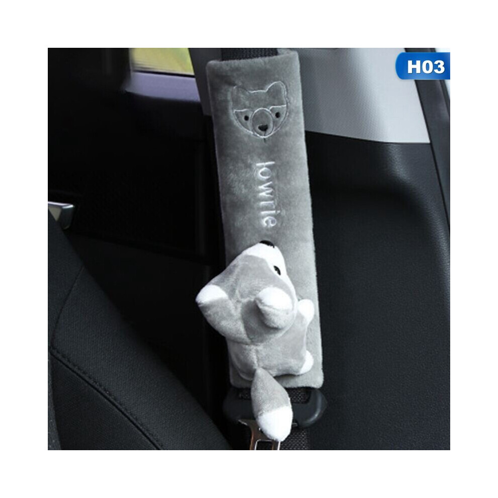(3) Cute Animal Car Seat Belt Pads Universal Car Seat Shoulder Strap Pad Cushion Cover Car Belt Protector Safety Belt Cover 4017648542119