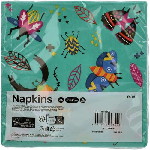Buzzing Bugs Napkins (Pack of 20) 2