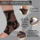 Copper Ankle Brace, Copper Infused Ankle Support Compression Sleeve for Men & 2