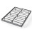 Grey Floating Double Bed Frame with LED Lights 3