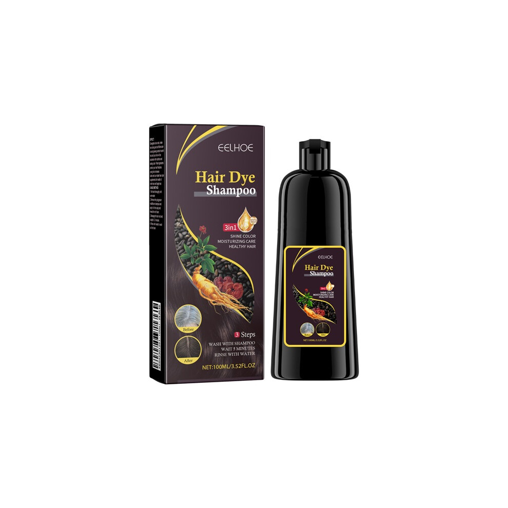 Yeepano Brown/Black (Natural ) Hair Shampoo Polygonum Multiflorum Essence Hair Nourishing Cleansing, Repairing And Smoothing Shampoo