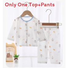 (Style E,73cm)Baby Baumwolle Sommer Pyjama Set mit antibakteriellem Stoff für Kleinkinder S