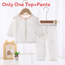 (Style C,66cm)Baby Baumwolle Sommer Pyjama Set mit antibakteriellem Stoff für Kleinkinder S