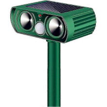 Ultrasonic Animal Repeller Outdoor, Solar Power Animal Repeller with Pir Motion, Waterproof Ultrasonic Pest Repeller Cat 26s