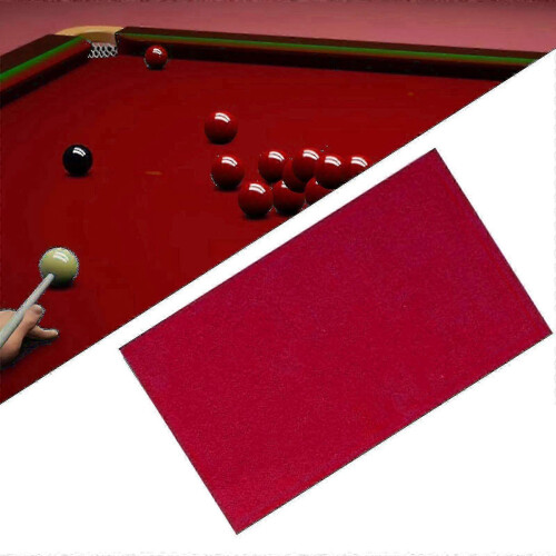 (Red, 2.6x1.45M) Billiards cloth for snooker table game accessories 1