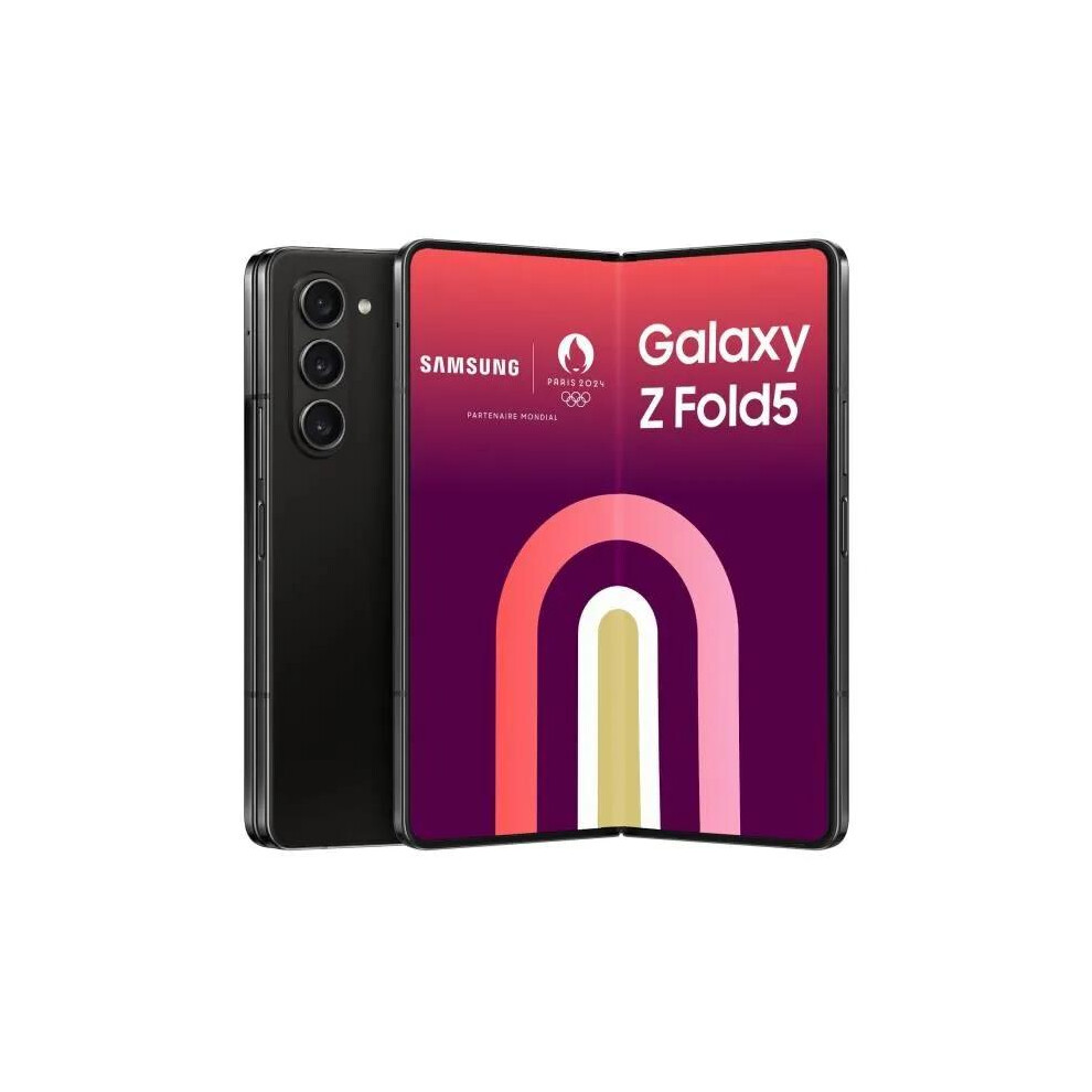(Black) Samsung Galaxy Z Fold5 Single Card | 256Gb | 12Gb Memory Black 6974344033250