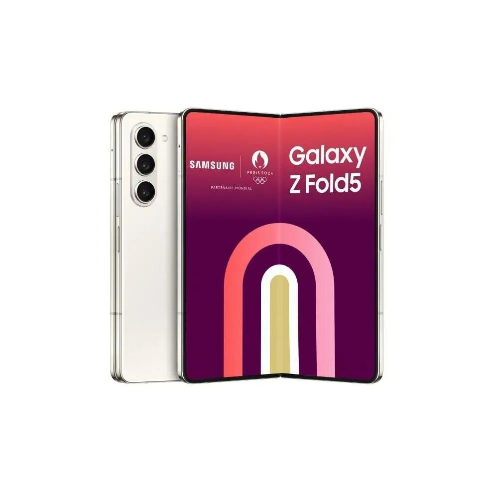 (Cream) Samsung Galaxy Z Fold5 Single Card | 256Gb | 12Gb Memory Cream 6974344033267