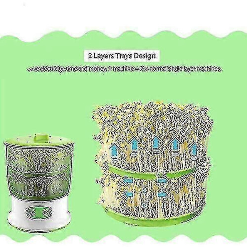 (US 3 Layer) Sprouting machine for beans with automatic watering system 2