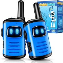 WOOTOY 2 PCS Walkie Talkie Kids, Toys Outdoor Walkie Talkie Outdoor Activity Camping Garden Ages 3+, perfect birthday gifts Blue