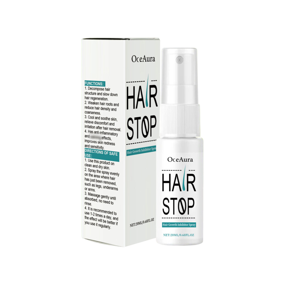 OCEAURA Hair Removal Spray Gentle hair removal for body and legs, refreshing and non-irritating hair care spray