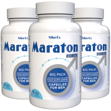 Maraton Forte - 180 de capsule (3 x 60 capsule), pachet de 3