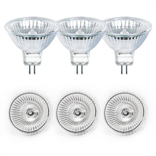 Halogen Bulb GU5.3 50W 12V 6-Pack for MR16 Spotlight Replacement