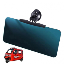 Pare-soleil de voiture réglable avec ventouse, protection UV anti-éblouissement pour pare-brise.