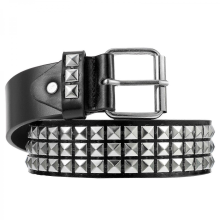 1 stuk PU-leren riem, modieuze riem, praktische riem met klinknagels, decoratieve tailleband