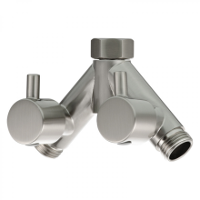 Umstellventil aus Messing, Duschabsperrventil, 2-Wege-Y-Verteiler 1/2 Zoll für Duschschlauch und Duschkopf, Chrom