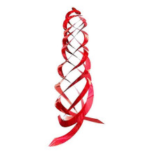 (Red) Laser Flash Bird Repellent Orchard Bird Repellent Spiral Reflective Wind Rotor