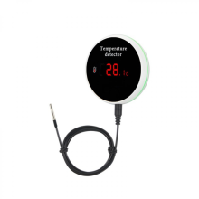 WLAN-Thermometer mit 1-m-Sonde, digitalem LCD-Display, Temperaturregler, App-Benachrichtigungen, EU-Stecker