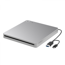 DVD-Laufwerk mit USB 3.0- und Typ-C-Anschluss – Ultraschlanker Slot-In-DVD-Brenner