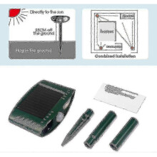 Solar powered deer deterrent ultrasonic pack of 2