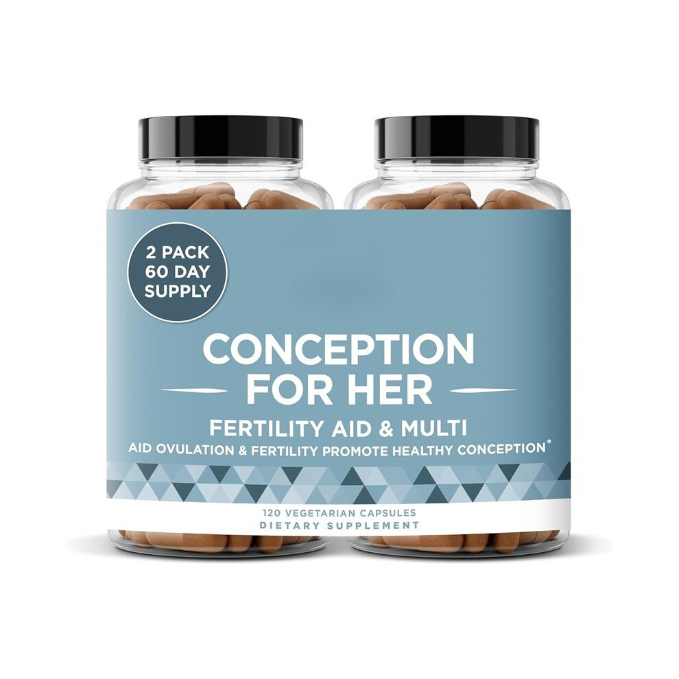(2pcs, women) Fertility Supplements for Women-Ovulation,Hormonal Balance-60 Vegetarian Capsules
