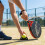 Tennisbalplukkers met gebogen handgreep voor beginners-Wit A04 6