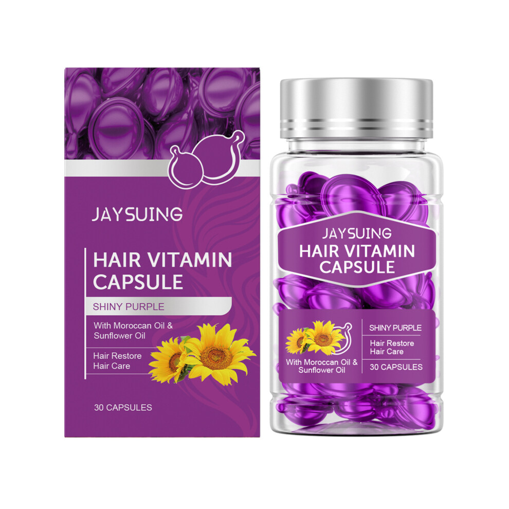 Jaysuing Hair Essential Oil Care Capsule Hair Smooth Care Improves Dry and Frizzy Hair Care Essential Oil