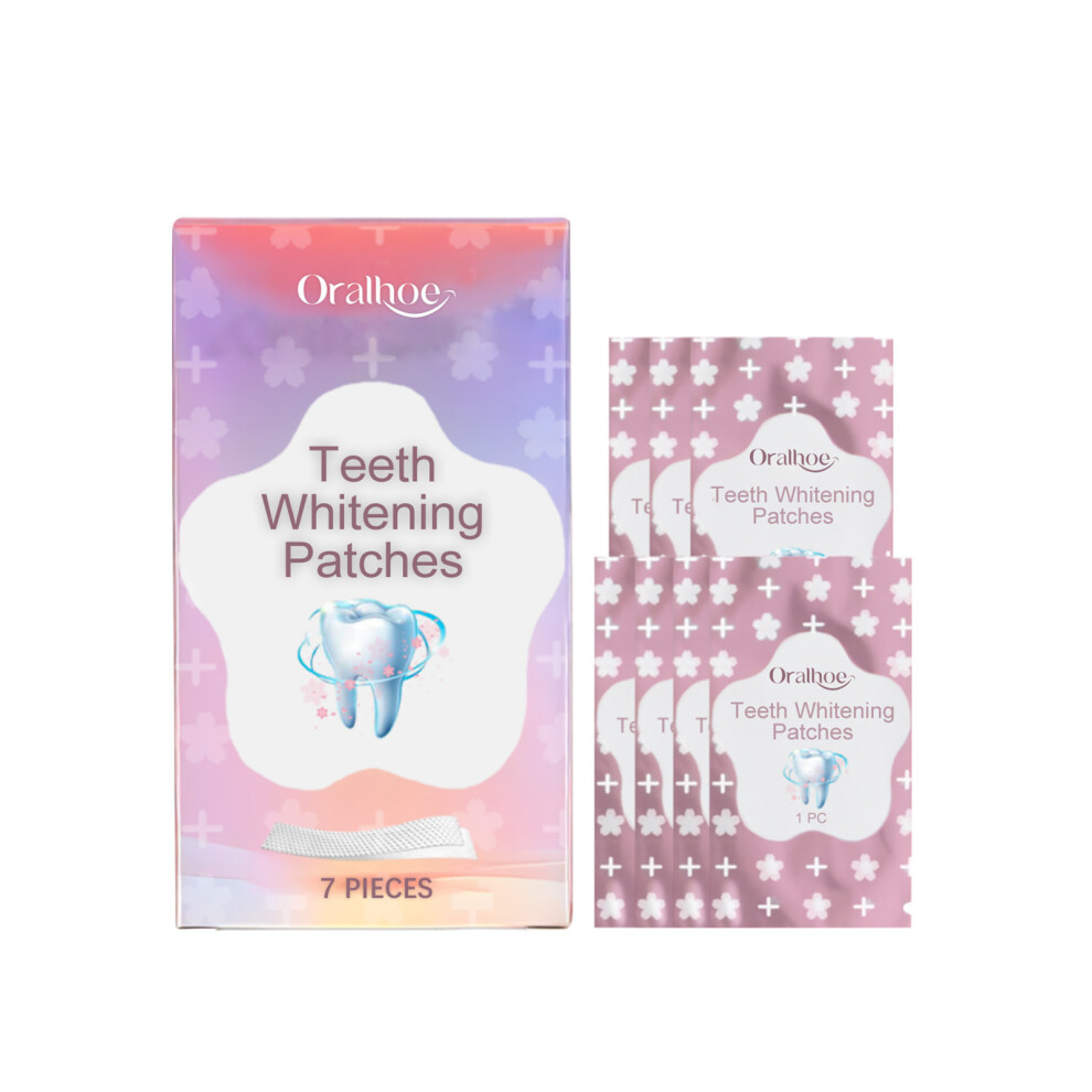 ORALHOE Teeth Whitening Patch, Teeth Deep Cleaning, Remove Teeth Stains, Fresh Breath Oral Care Patch