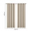 Marlow 2x Thermal Blockout Eyelet 66x72 Beige 8