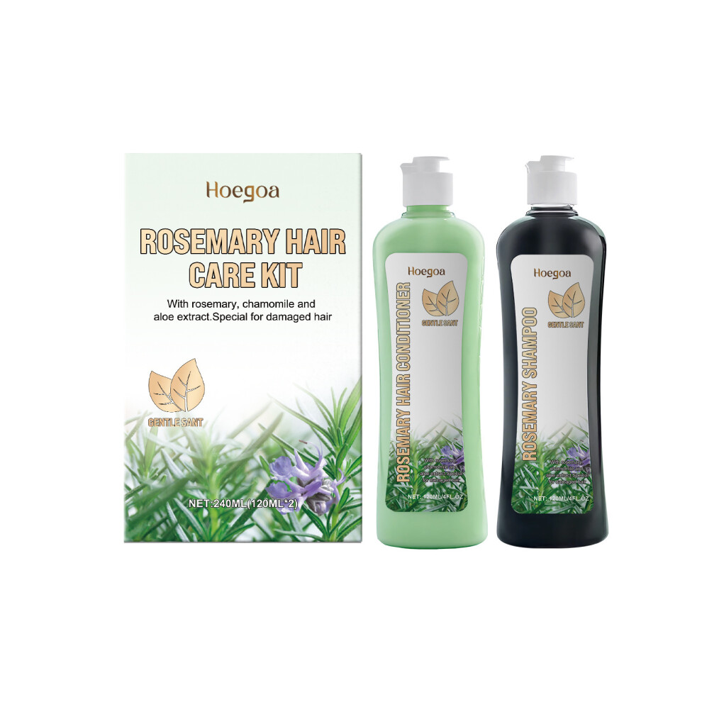 HOEGOA Rosemary Hair Care Set Nourishes, Moisturizes, Naturally Shines and Smooth Hair Care Set