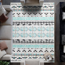 (160 x 230 cm (5 ft 2 in x 7 ft 5 in), Zuri) Extra Large Area Rugs Printed Geometric Traditional Carpets Runner Rug & Luxury Floor Door Mats