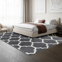(160 x 230 cm (5 ft. 3 in x 7 ft. 7 in), Ava Grey) Extra Large Rugs Non Slip Area Rug Modern Luxury Living Room Bedroom Carpets