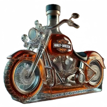 325 ml Whisky-Spender aus Glas im Motorrad-Design, einzigartiges Geschenk für Whisky-Liebhaber, klares Design