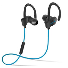 Auricolari sportivi stereo wireless Bluetooth 4.0 con comodo design in-ear per un utilizzo attivo e un suono nitido.