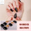 Gels Nail Stickers No Light Required Instants-BSA0342 6
