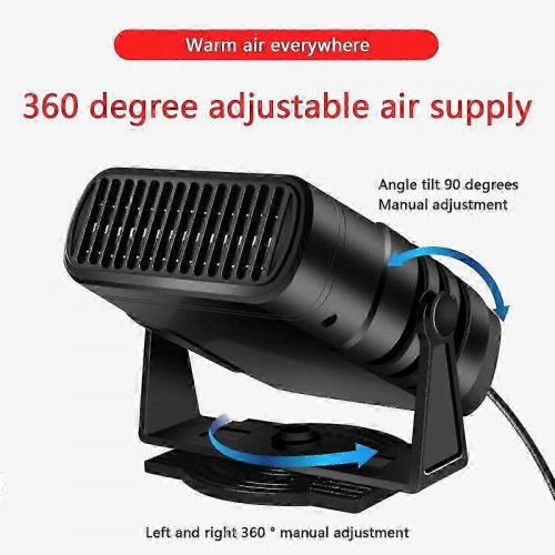 Φορητή ηλεκτρική θερμάστρα αυτοκινήτου 1200W, ανεμιστήρας θέρμανσης 12V, αποθα 1