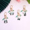 Sweet Bamboo Panda Keychain Charm Stylish And Functional Gift-6 6