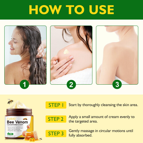 Creme para verrugas com veneno de abelha 120g 2