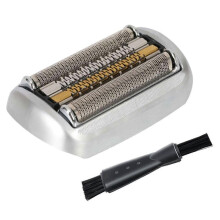 Replacement Shaver Foil Screen and Shaver Head Cassette for Series 9 Pro Electric Shavers, Metal, Includes Cleaning Brus