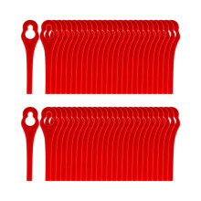 100 cuchillas de repuesto PA6 para recortadora de bordes, cuchillas de corte duraderas, compatibles con LIDL FRTA 20 A1, FAT 18B2, FAT