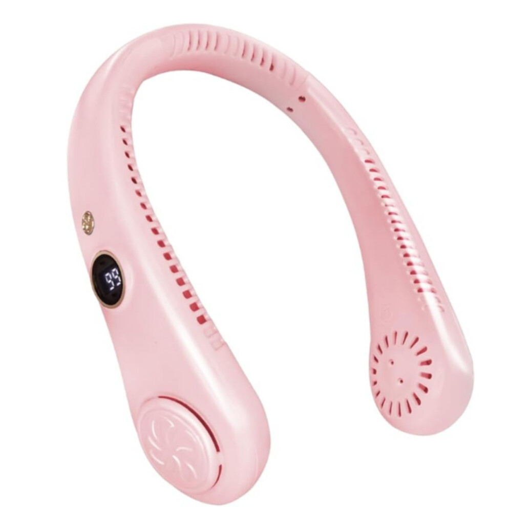 Jsdoin Portable Neck Fan, Neck Fans Usb Rechargeable, 5 Speed Hanging Bladeless Fan,360 Degrees Airflow Neck Fans For Men Women Rechargeable (Pin 9366410237254