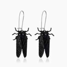 Nya örhängen kreativa insektsgyllene cikadorörhängen personliga långa cikadorörhängen örhängen_m
