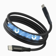 Kabel ładujący Nano PD z absorpcją magnetyczną, podwójny typ C-C, szybki kabel do ładowania i transmisji danych, 100 Wc-c, nylonowy_m