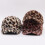 Winter Plush Baseball Cap with Leopard Pattern Adjustable-5 6